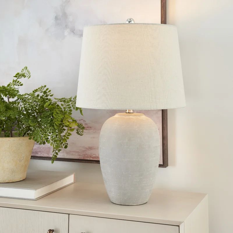23" Unglazed Ceramic Table Lamp | Wayfair North America