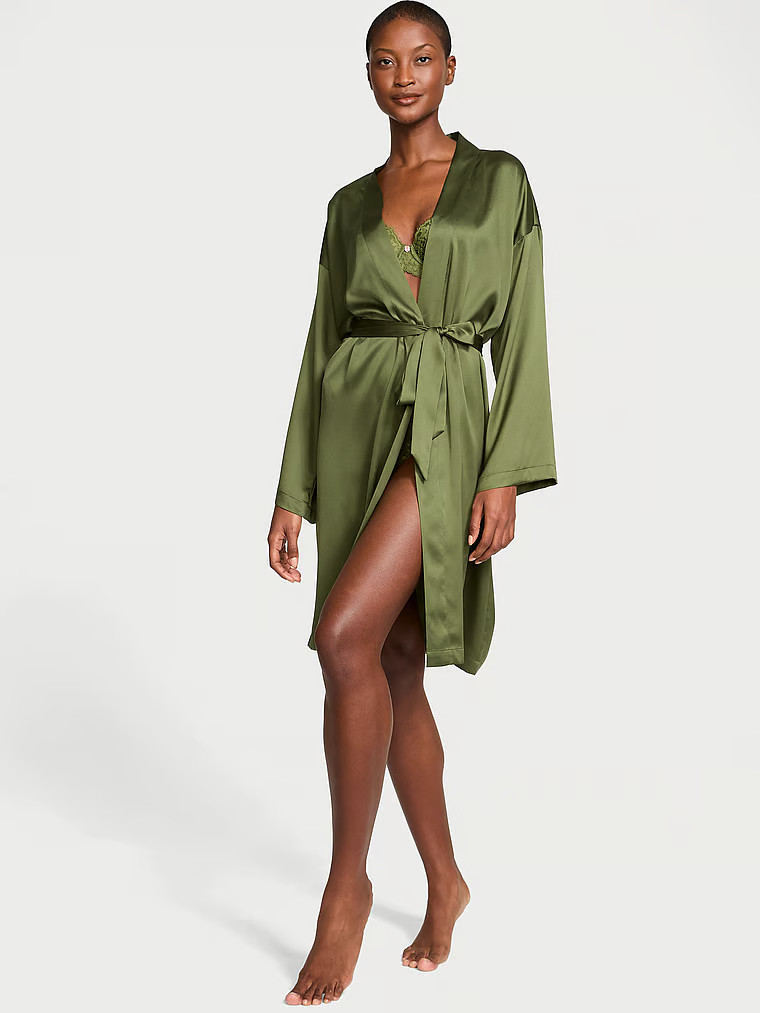 Satin Midi Robe | Victoria's Secret (US / CA )