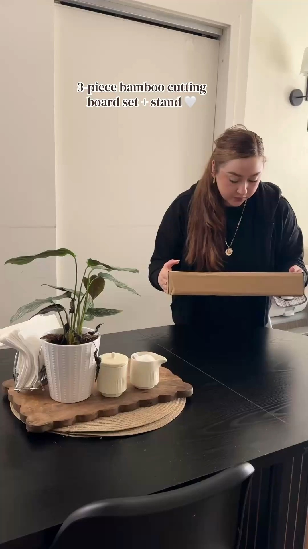 3-piece bamboo cutting board set + stand 🤍 kitchen organization & essentials 

#LTKmomlife #LTKHome #LTKU