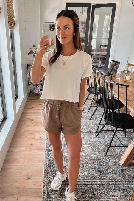The comfiest & most flattering athlesure shorts. I’m so excited about these shorts and the crop. Perfect for every day wear. The crop hit just right, not too short. All fit true to size, I’m wearing a small.

#LTKSale #LTKSeasonal