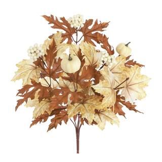 Cream & Brown Pumpkin, Leaf & Berry Bush by Ashland® | Michaels | Michaels Stores