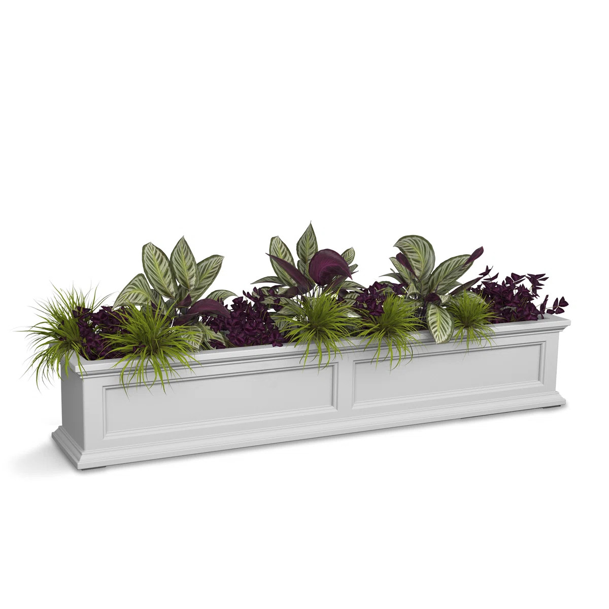 The Anastasiya Resin Window Box Planter with Water Reservoir | Wayfair North America