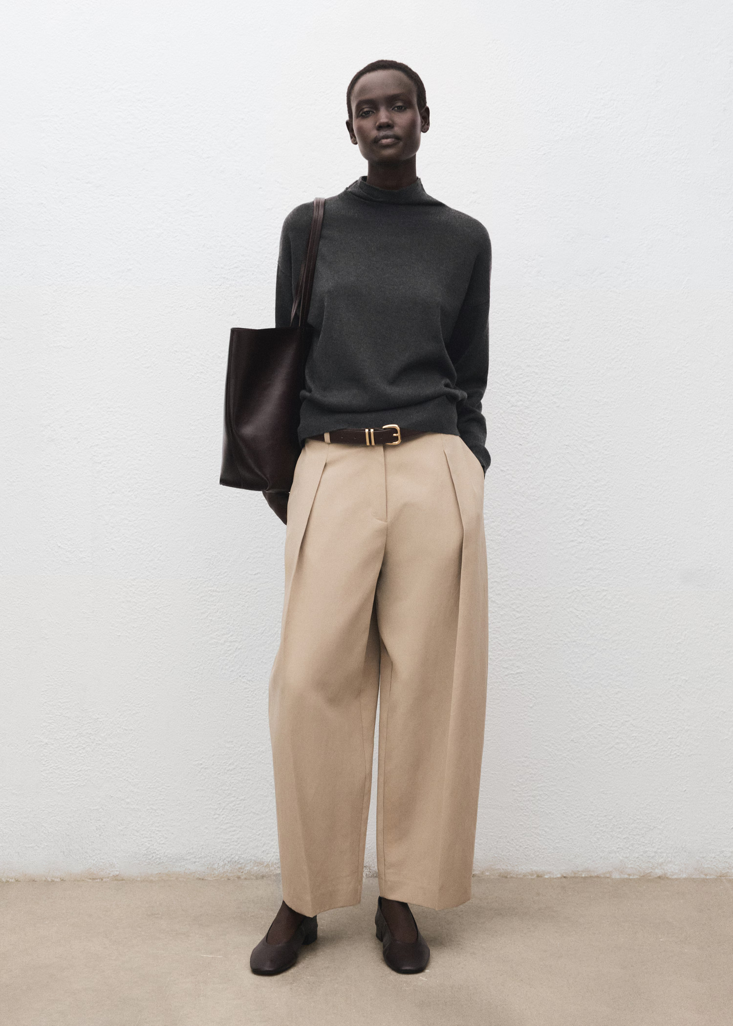 Draped turtleneck sweater | Mango (US/MX/AU)