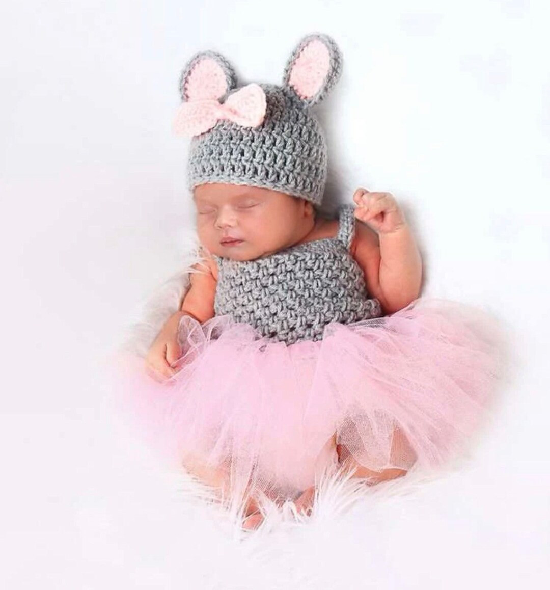 Baby Mouse Halloween Costume Newborn Photo Girl Outfit Crochet - Etsy | Etsy (US)