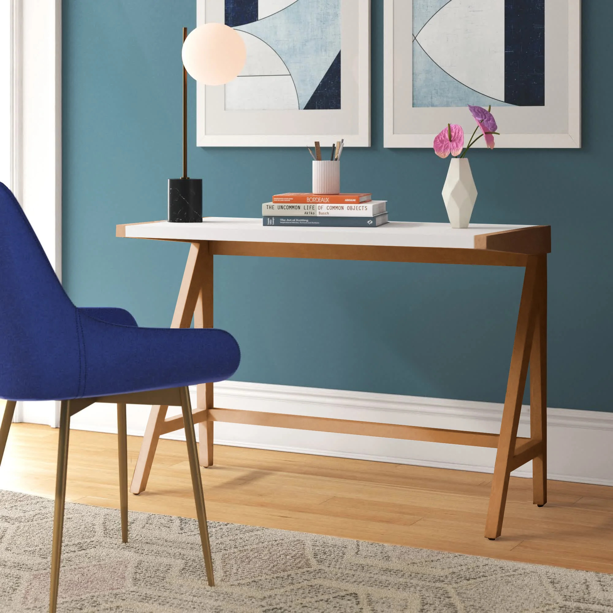 Millhouse Solid Wood Writing Desk | Wayfair North America