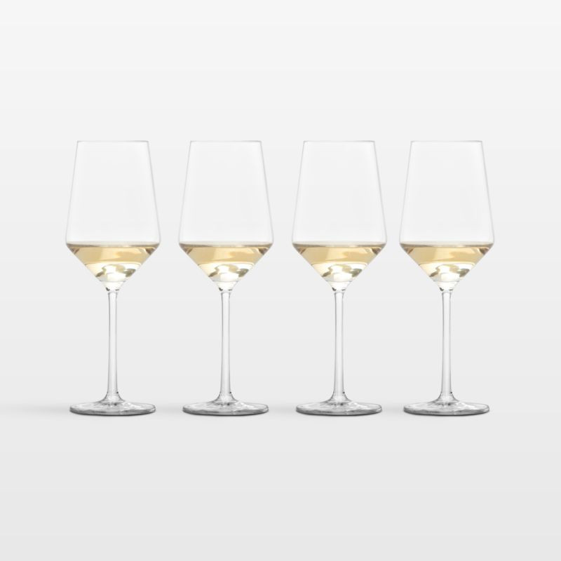 Tour 15-oz. White Wine Glasses, Boxed Set of 4 + Reviews | Crate & Barrel | Crate & Barrel