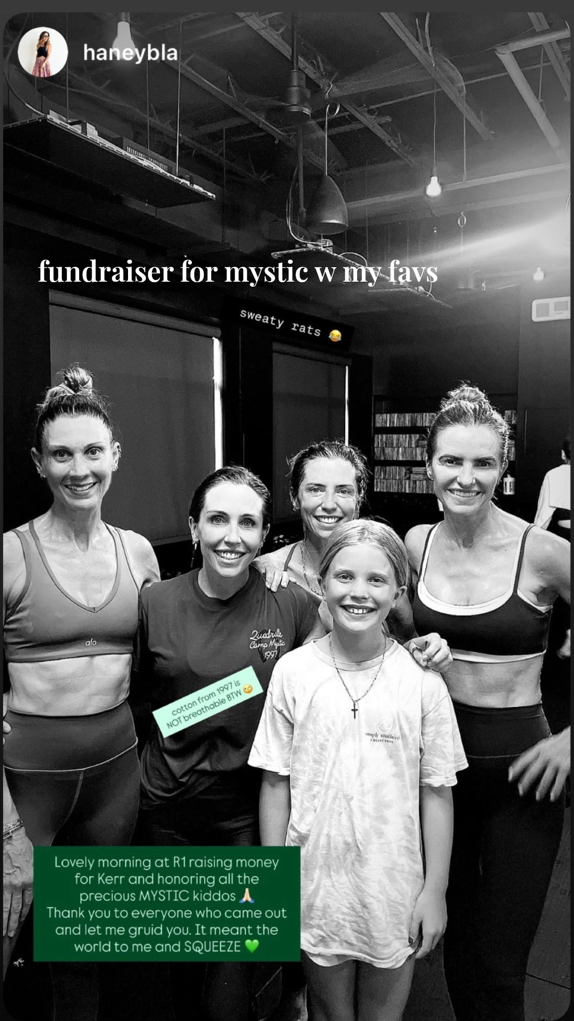 we sweated, we laughed, we cried & we prayed this am💚🕊️ thank you @haneybla for leading us! #campmystic #huntstrong #texasstrong #txhillcountry 

#LTKFindsUnder50 #LTKBeauty #LTKActive