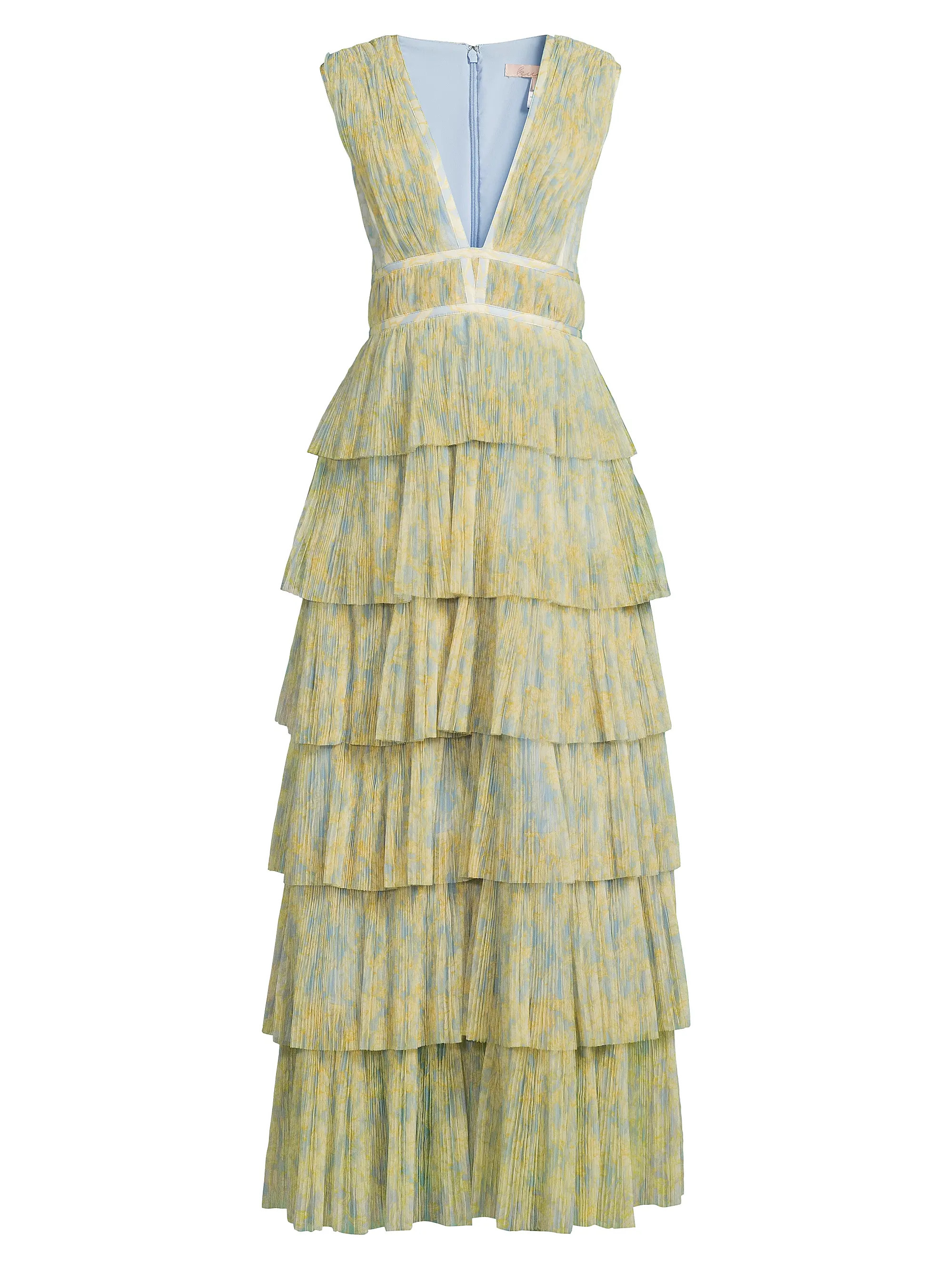 Amora Floral Tulle Tiered Gown | Saks Fifth Avenue