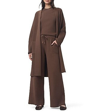 Splendid x Cella Jane Blog Sleek Knit Long Sleeve Cardigan - L | Dillard's