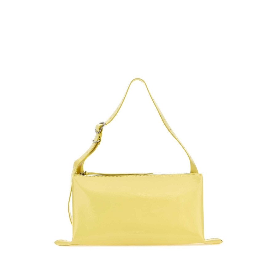 Jil Sander Yellow Leather Shoulder Bag | Jomashop.com & JomaDeals.com