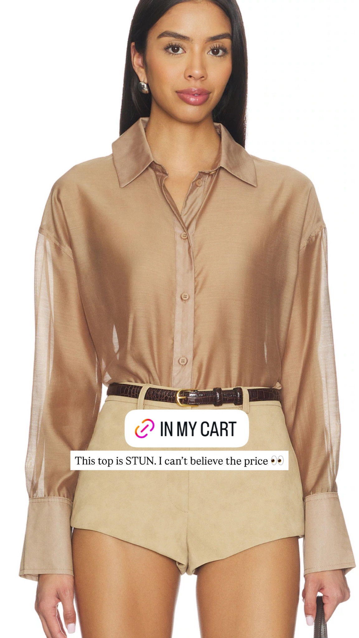 This sheer top is stunning! 

#LTKootd #LTKgrwm #LTKdayinmylife