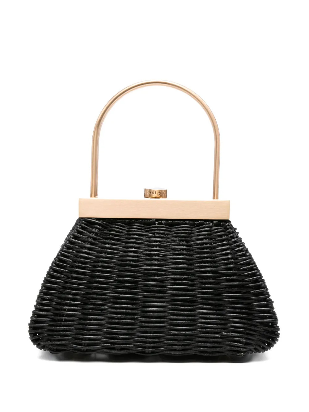 Cult Gaia mini Estelle top-handle bag - Black | Farfetch Global