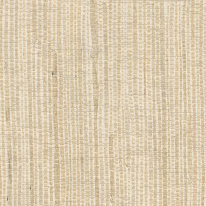 Natural Cream Grasscloth Wallpaper | West Elm (US)