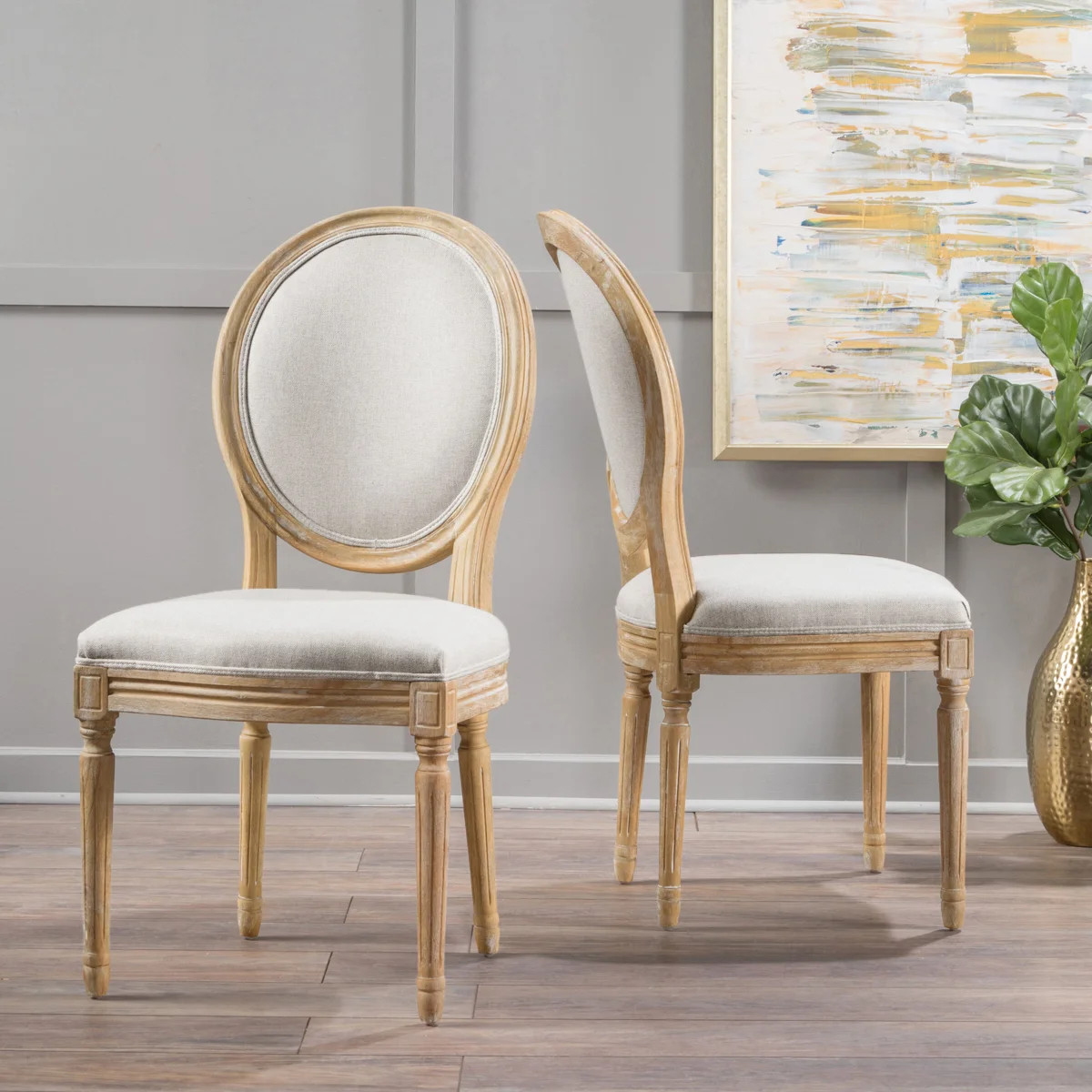 Jair 19.25'' H Upholstered Side Chair (Set of 2) | Wayfair North America