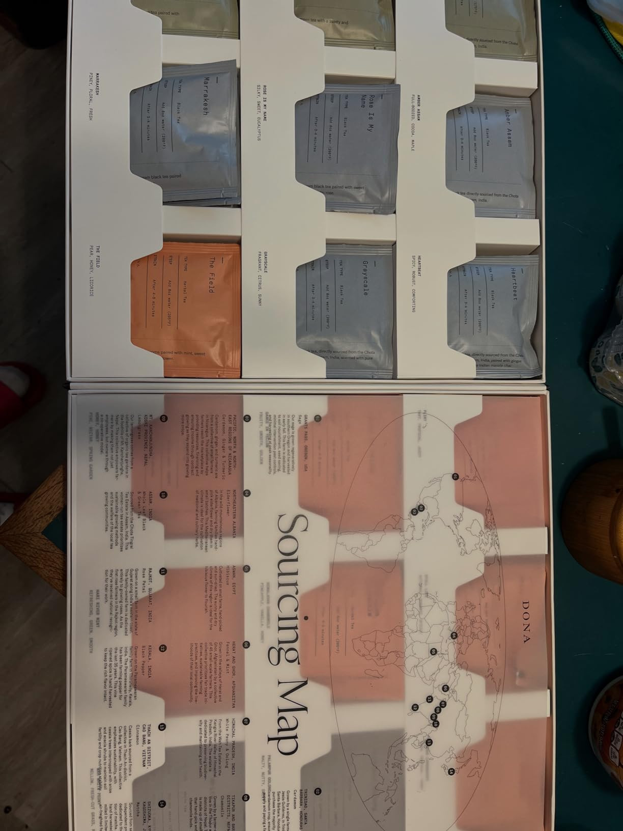 Dona Tea Library - 18 premium blended teas conveniently packaged in 36 plant-based sachets and st... | Amazon (US)