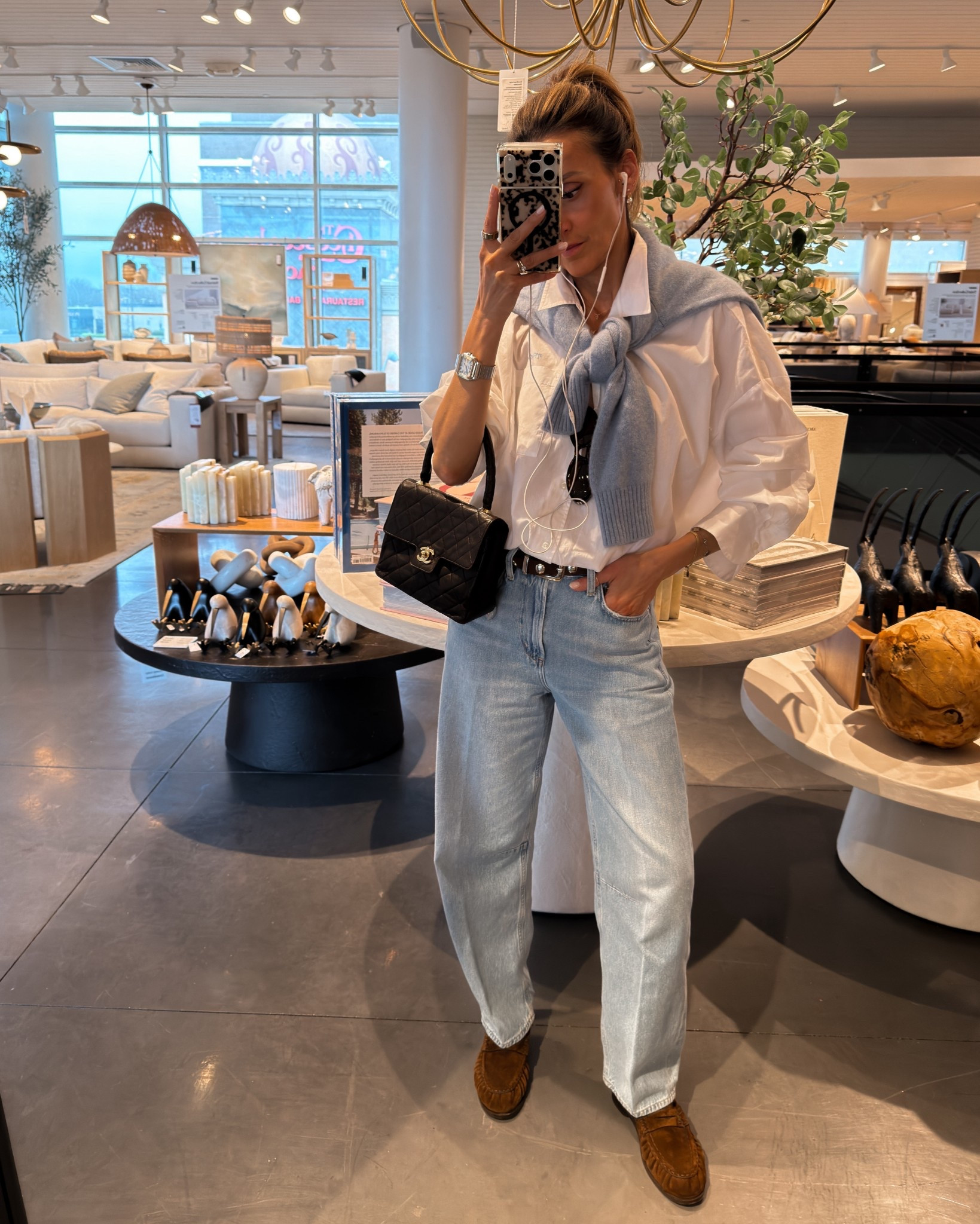 What I wore to my errands and dinner date ! Shirt small and jeans 25 - both run generous - short on sale through today! 

#LTKSaleAlert #LTKOver40 #LTKootd