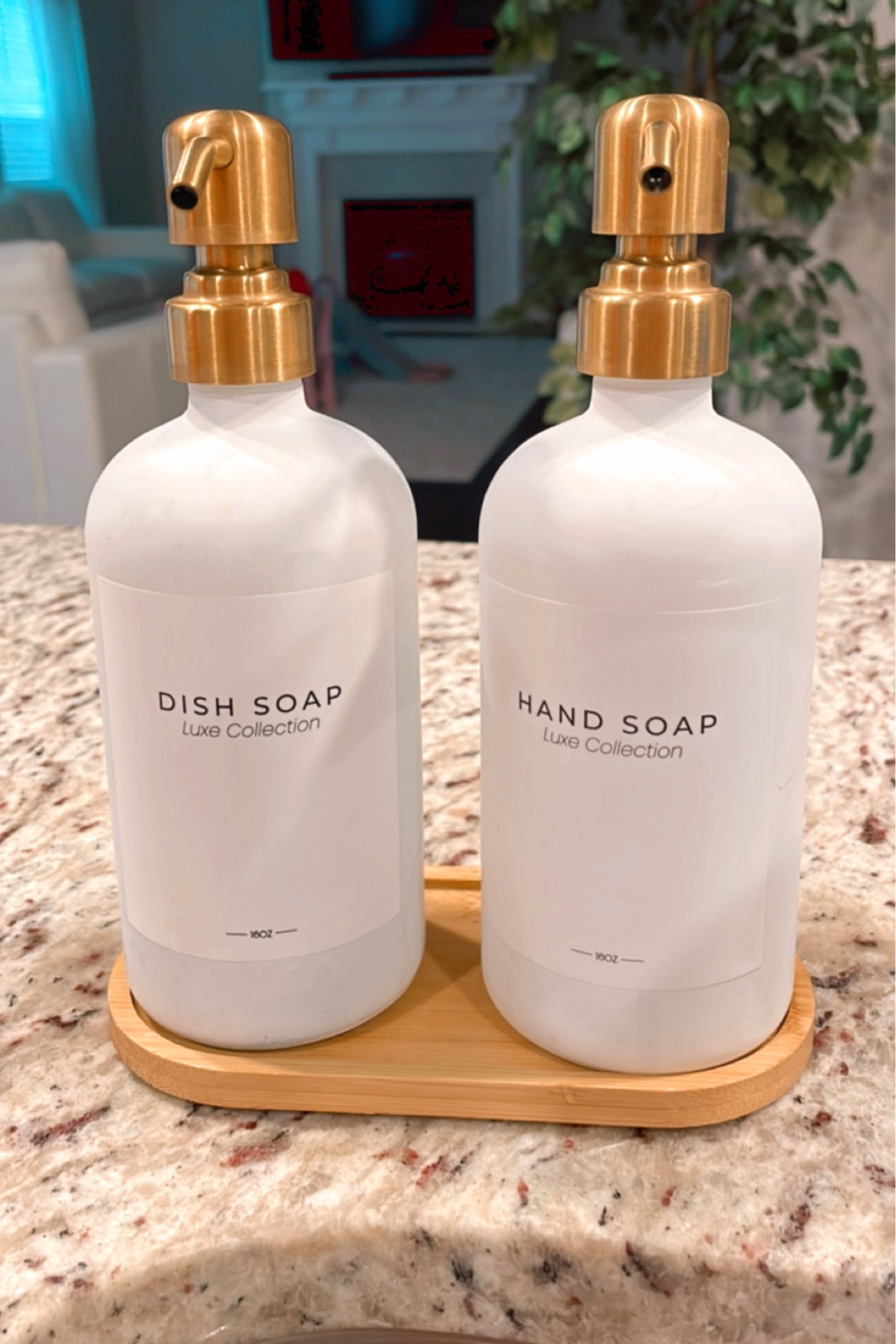 Gold hardware, white soap dispensers, with a wooden tray— The cutest soap dispensers by the sink ✨🤍

#LTKFind #LTKhome #LTKunder50