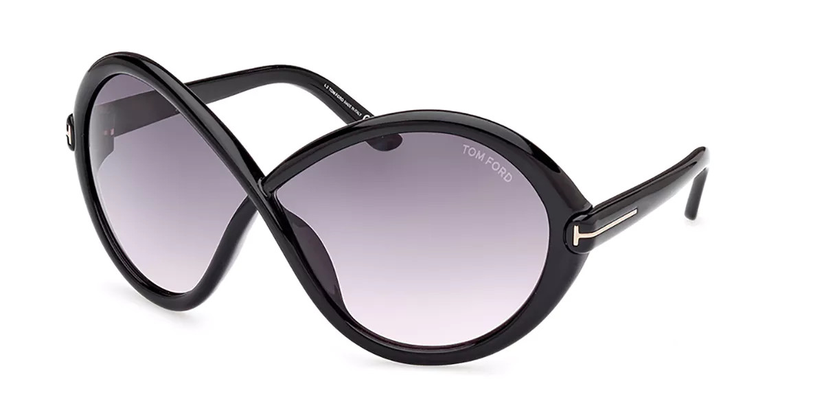Tom Ford FT1070 JADA 01B Women’s Sunglasses Black Size 68 | SmartBuyGlasses Global