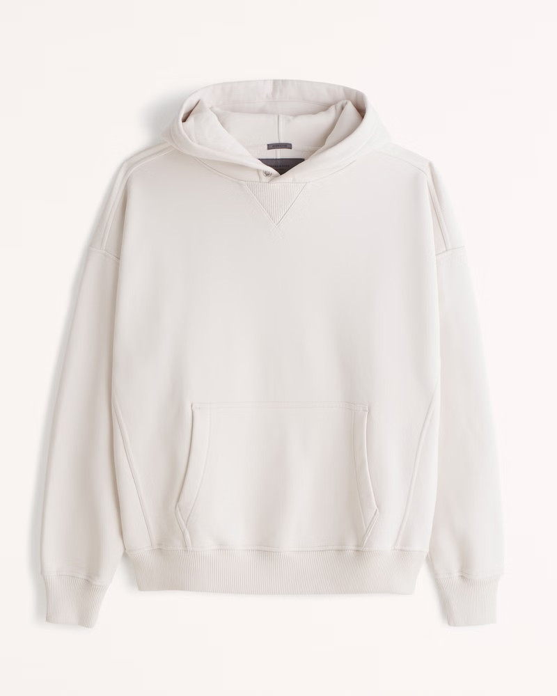 Essential Premium Heavyweight Popover Hoodie | Abercrombie & Fitch (US)