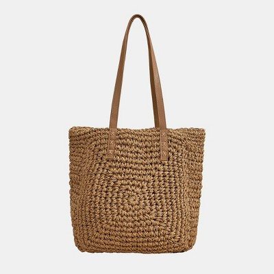 Handwoven Straw Tote Bag - Cupshe | Target