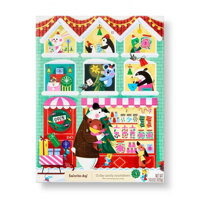 Christmas 12 Days of Holiday Candy Countdown Advent Calendar - 14.8oz - Favorite Day™ | Target