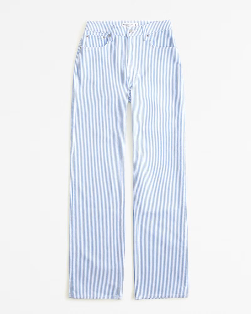 Curve Love High Rise 90s Relaxed Jean | Abercrombie & Fitch (UK)