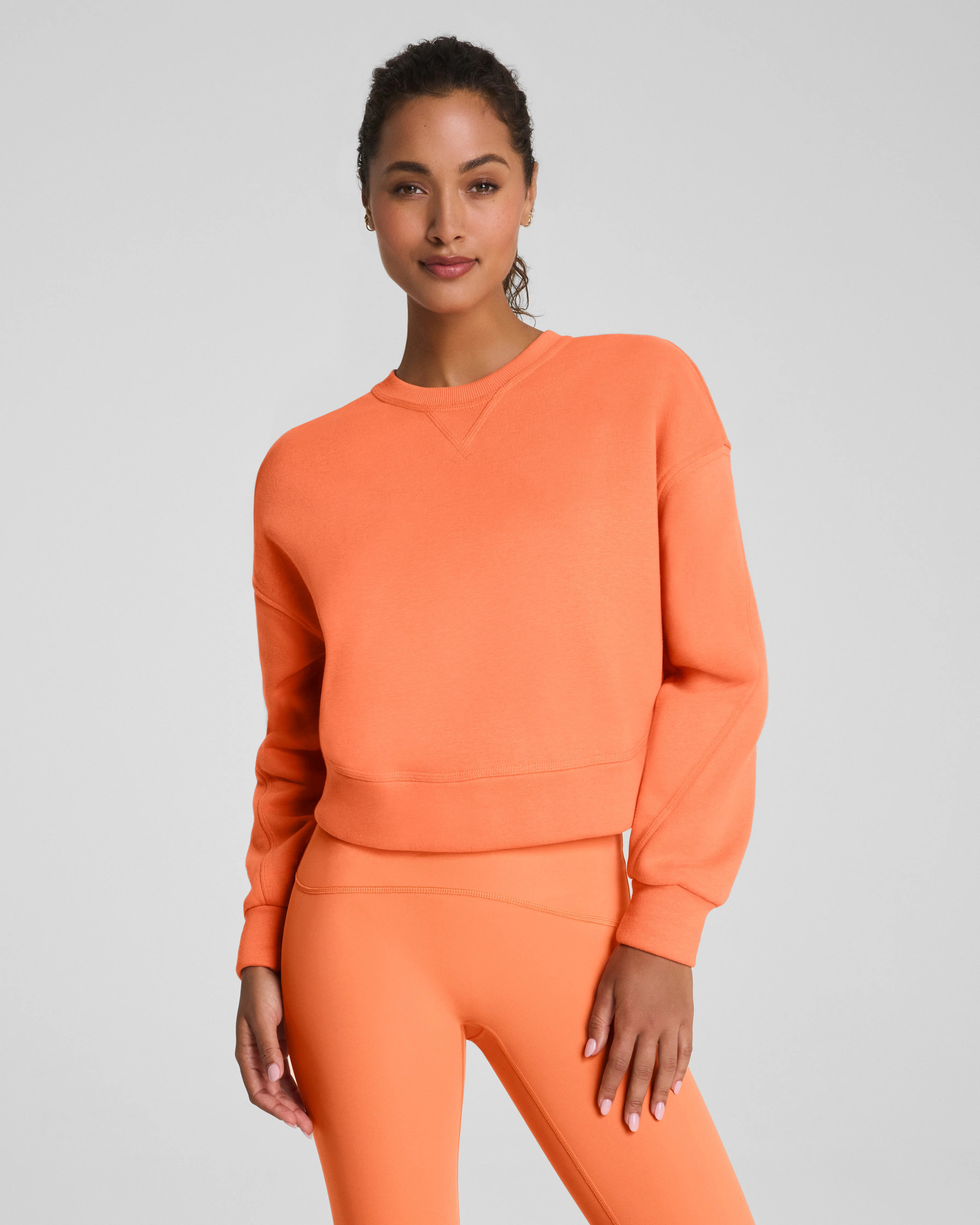 SPANX® BoostUpCotton Fleece Crewneck | Spanx