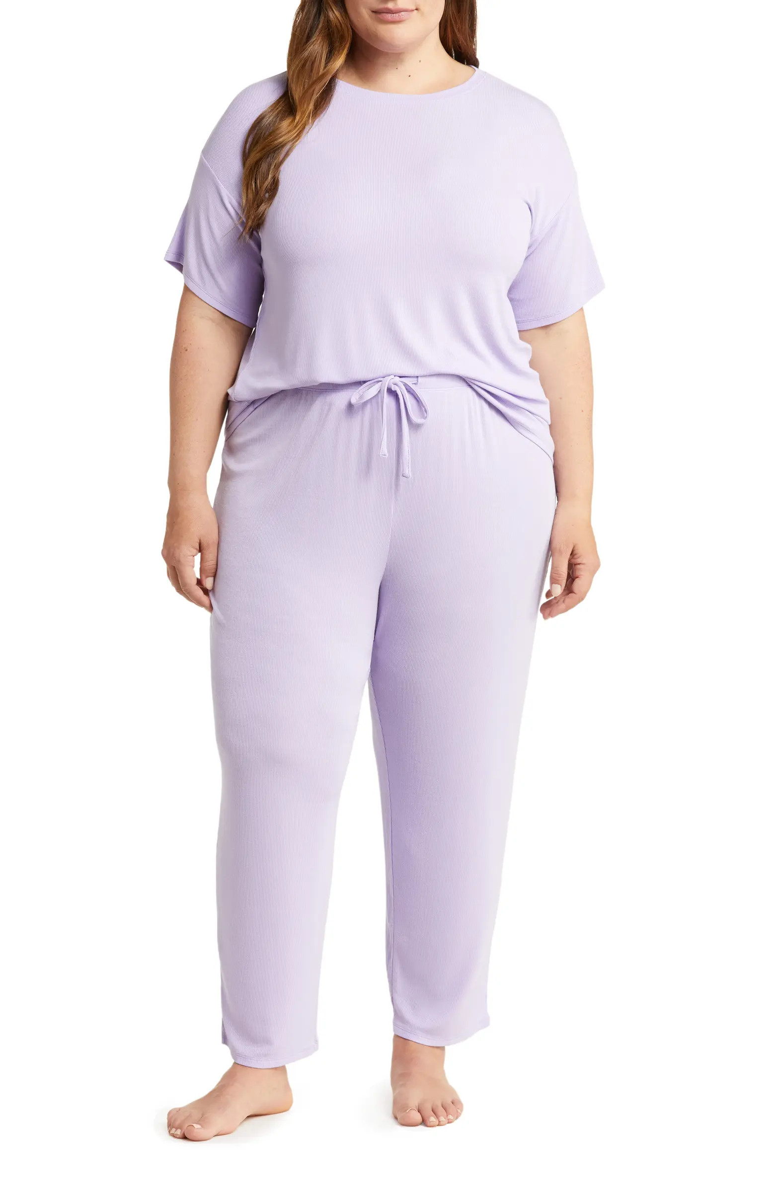 Moonlight Eco Easy Rib Pajamas | Nordstrom