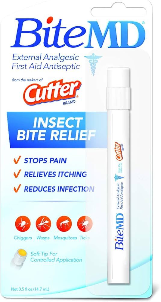 Cutter BiteMD Insect Bite Relief Stick, Analgesic And Antiseptic 0.5 Fl Oz (Pack of 1) | Amazon (US)