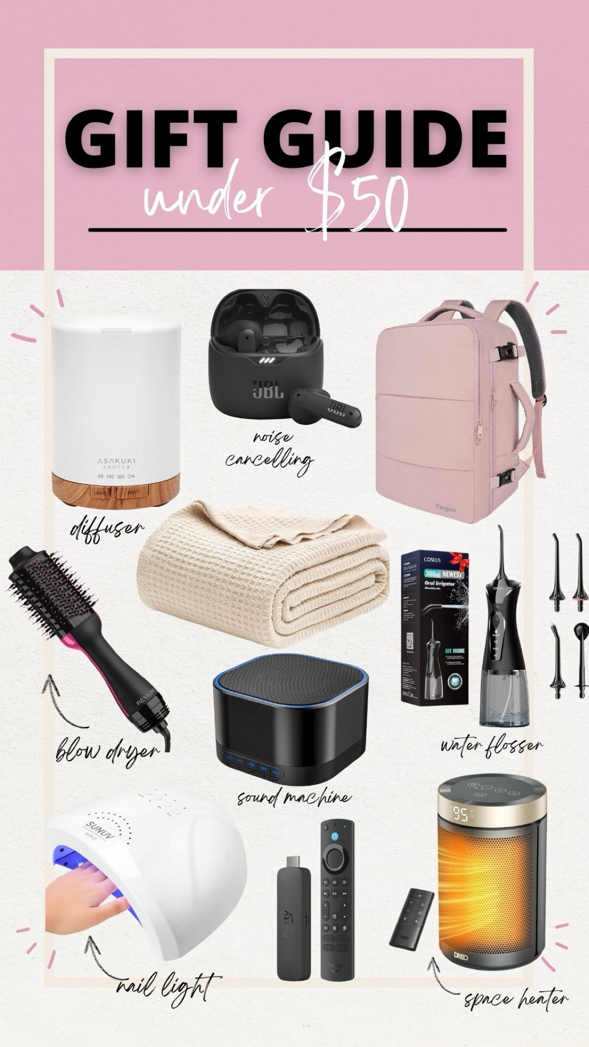 Amazon Deals | Amazon Gift Guide | Gifts Under 50 | Gifts for Her | Christmas Gifts 

#LTKFindsUnder50 #LTKGiftGuide #LTKSaleAlert