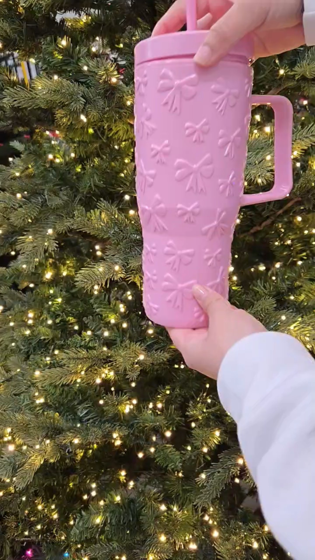 .
🎀 Limited Time Sale: The Ultimate "Coquette" Accessory is Here! 🎀

Get your hands on the viral Holiday Time Pink Bow Tumbler at a special price! This adorable 30 oz, double-wall acrylic!🎀
Why you'll love it:

Chic & Versatile: Featuring a charming embossed bow design, this tumbler adds a touch of "coquette aesthetic" to any space.
Bonus Storage: The generous 30 oz size and wide opening make it a perfect, cute container to add your makeup brushes, lip glosses, or other beauty essentials as part of the gift!

Durable & Convenient: Made from BPA-free, durable acrylic with a secure lid and reusable straw, it’s built to last whether you're using it for hydration or organization. It even has a handle for easy transport!
Keeps Drinks Cold: The double-wall insulation is designed to keep your beverages cold for longer and reduce condensation.

Grab yours now before they're gone!

🛒 Shop Online: Link in bio💕


#LTKGiftGuide #LTKBeauty #LTKselfcare