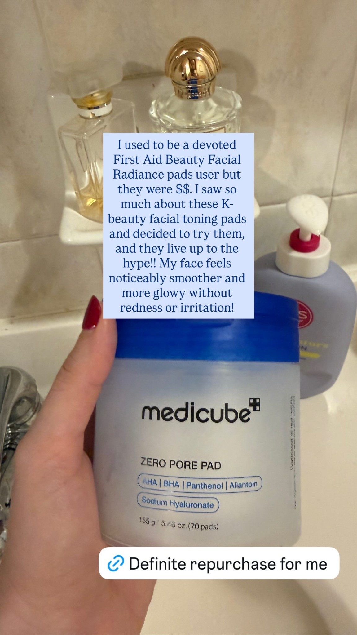 Loving the results of these facial toning pads so far! They leave my skin feeling noticeably smoother and more glowy without irritating my sensitive skin. 

#LTKmorningroutine #LTKBeauty