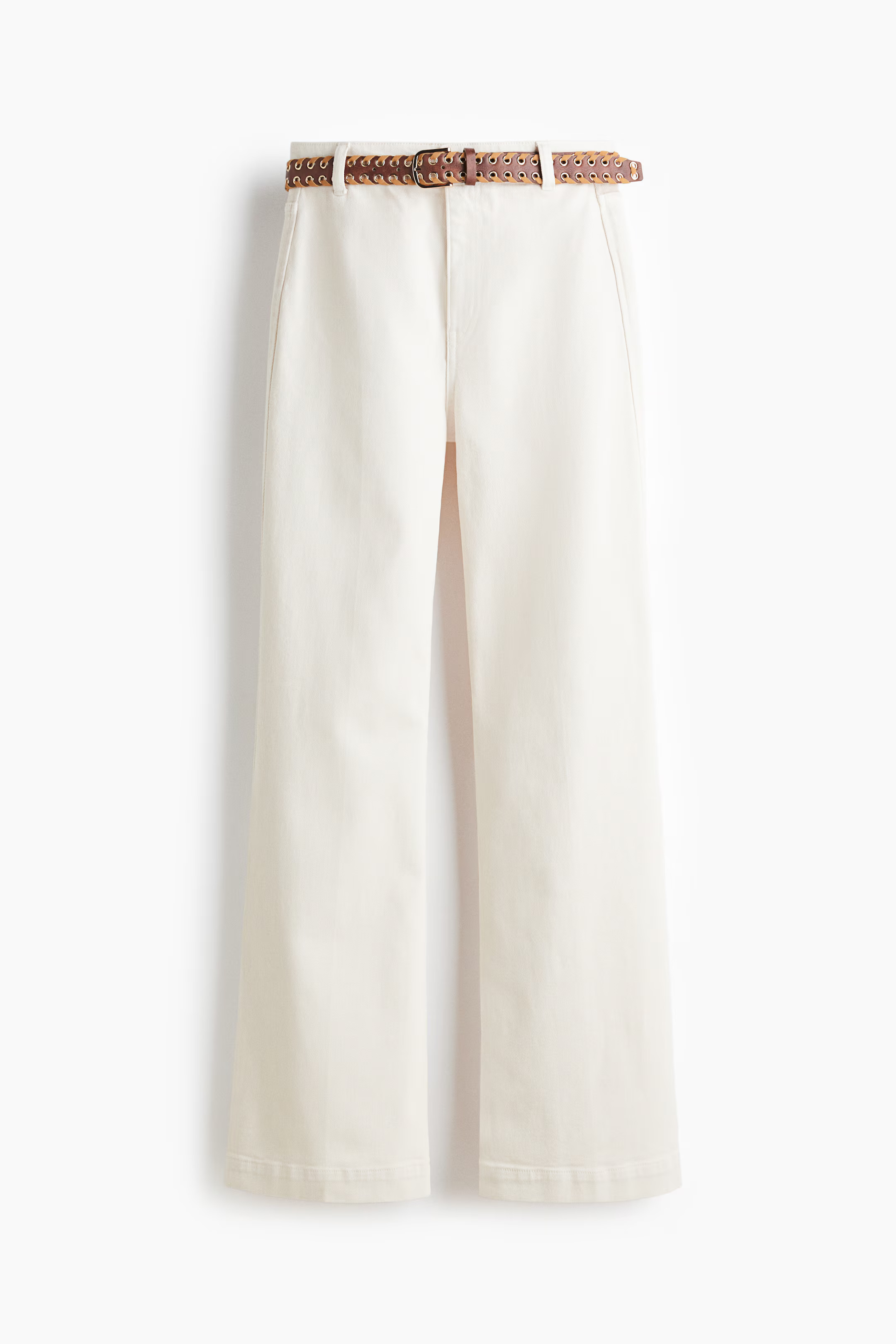Flared High Jeans - Blanco - MUJER | H&M ES | H&M (FR, IT, ES, PT, BE)