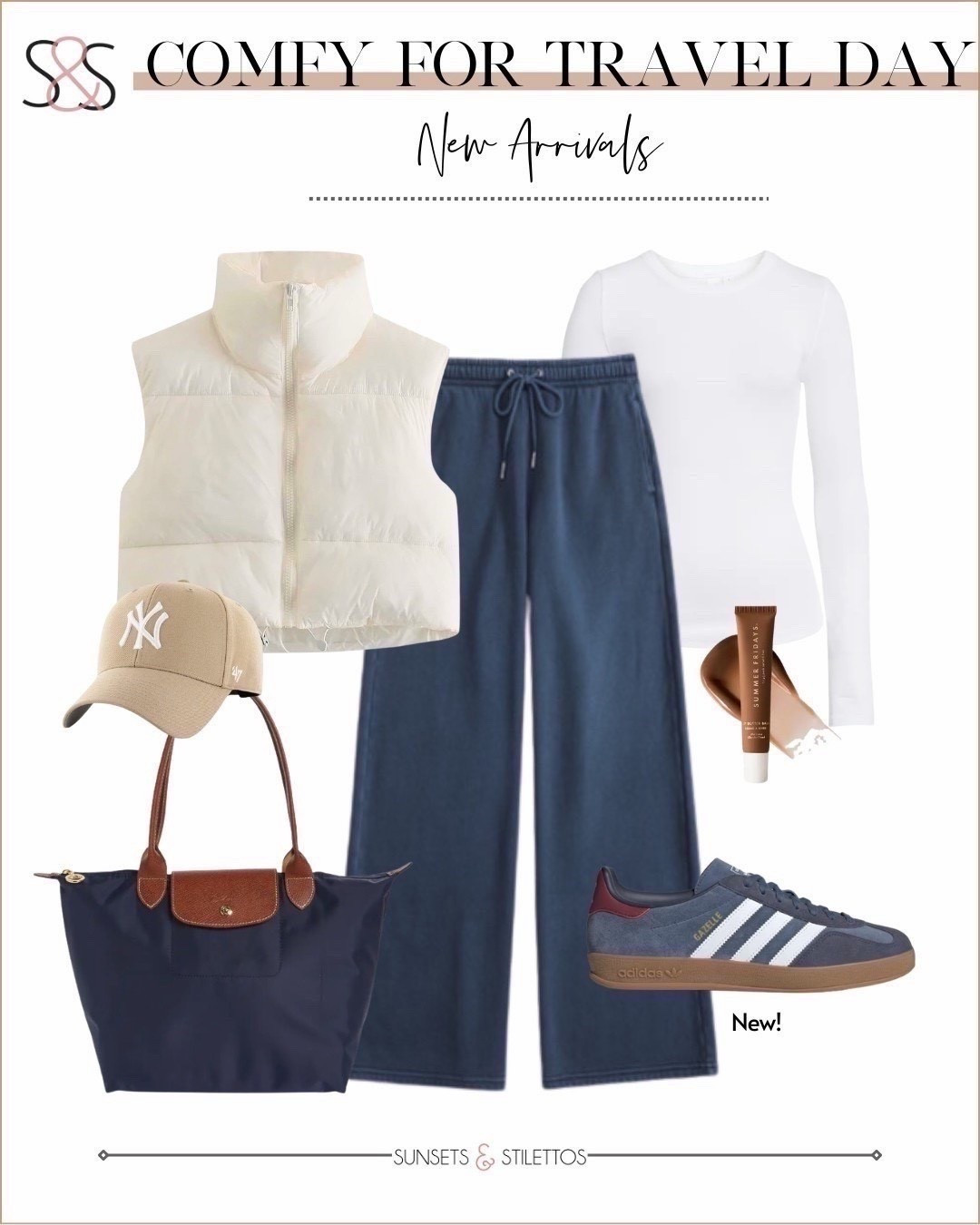 A puffer jacket and sweatpants is an essential weekend outfit this spring! It sneakers for a casual look great for running errands or the pick up line!

Sunsets and Stilettos, athleisure, adidas sneakers 

#LTKSeasonal #LTKOver40 #LTKMothersDay