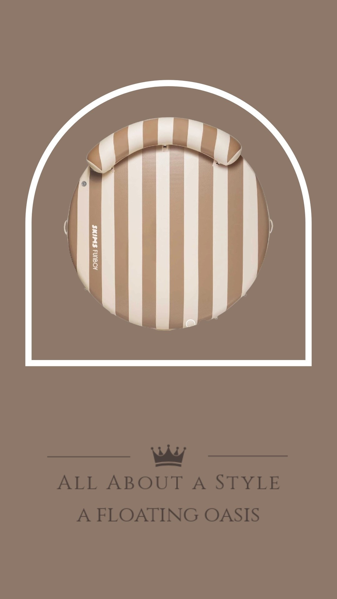 This floating oasis is giving luxury resort vibes and I am obsessed with the neutral stripe moment. Perfect for lake days, pool lounging, or soaking up the sun in style.

Tap to shop this must-have summer favorite before it sells out! 

#LTKSummer #PoolsideStyle #SummerEssentials #LakeDayMustHaves #NeutralAesthetic #ResortStyle #SummerFavorites #LTKFinds #OutdoorLiving #ChicSummerStyle #PoolDayEssentials #LuxuryLifestyle

#LTKHome