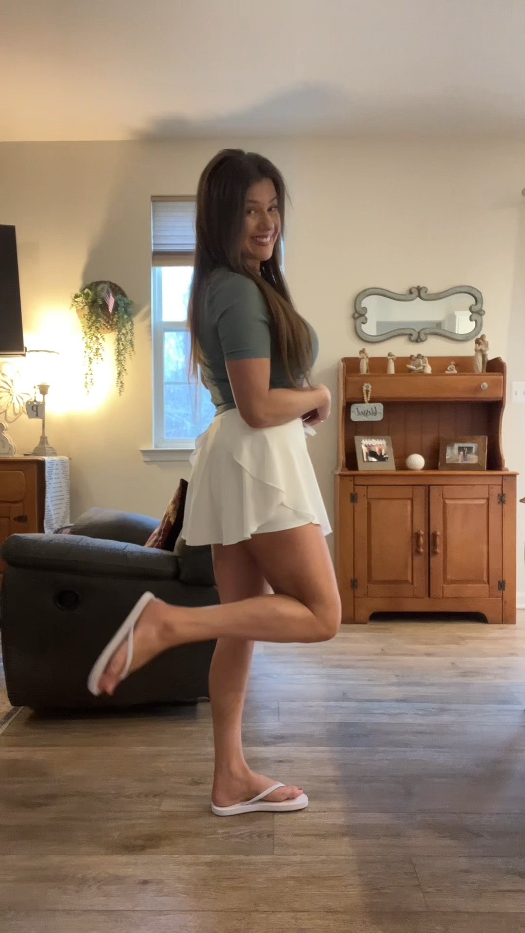 Active skort 🤍 Kohls + Walmart 

Top: xs
Skort: medium

#LTKSpringSale #LTKSaleAlert #LTKActive