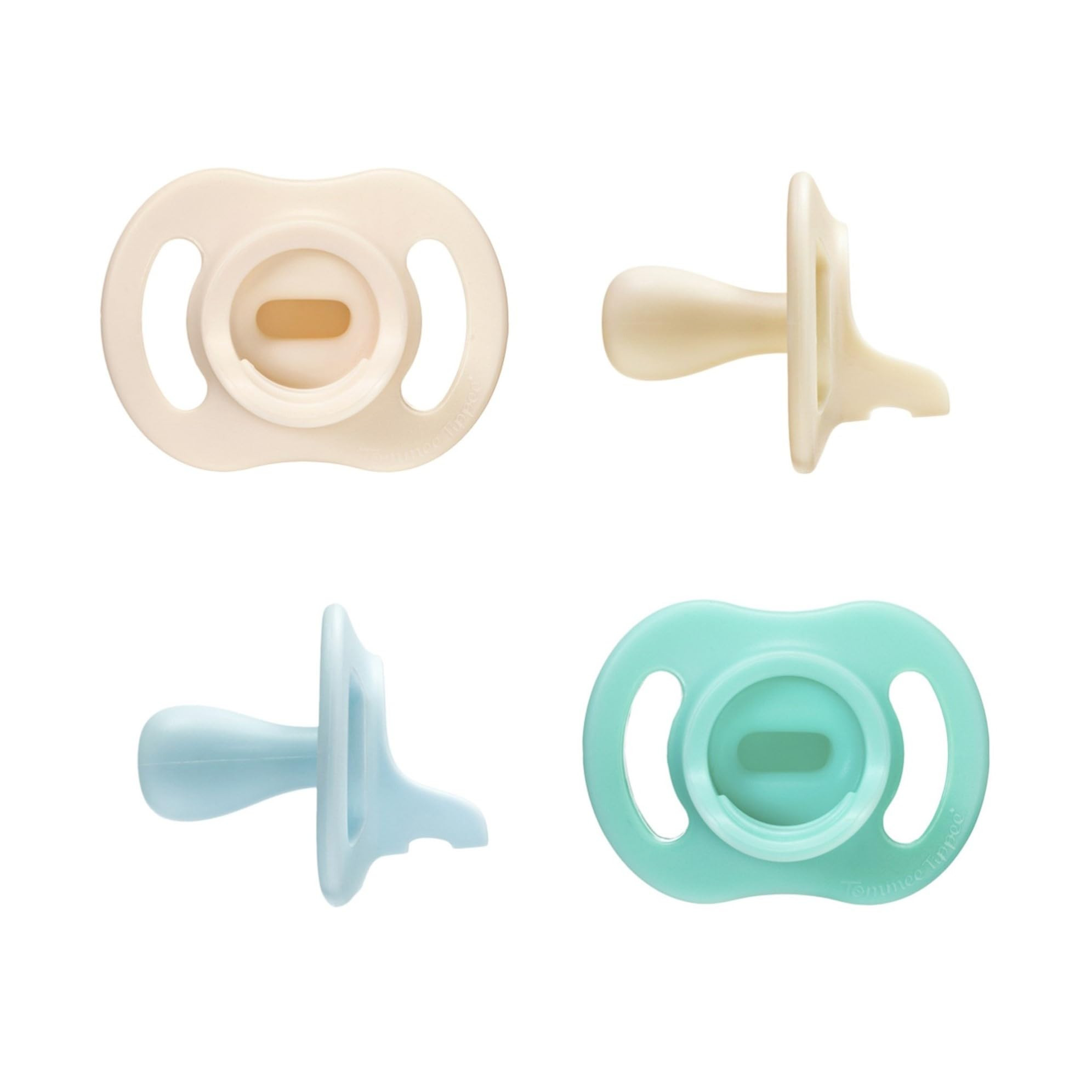 Tommee Tippee Ultra-Light StayPut Pacifier, One-Piece Silicone Design, 0-6m, 4 Pack | Amazon (US)