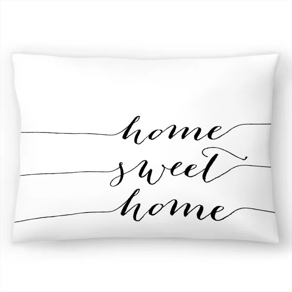 Home Sweet Home Lumbar Pillow | Wayfair North America