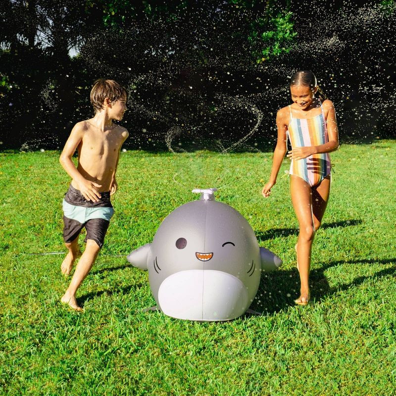 BigMouth Inc. Kids' Squishmallows Gordon the Shark Mini Backyard Inflatable Sprinkler | Target
