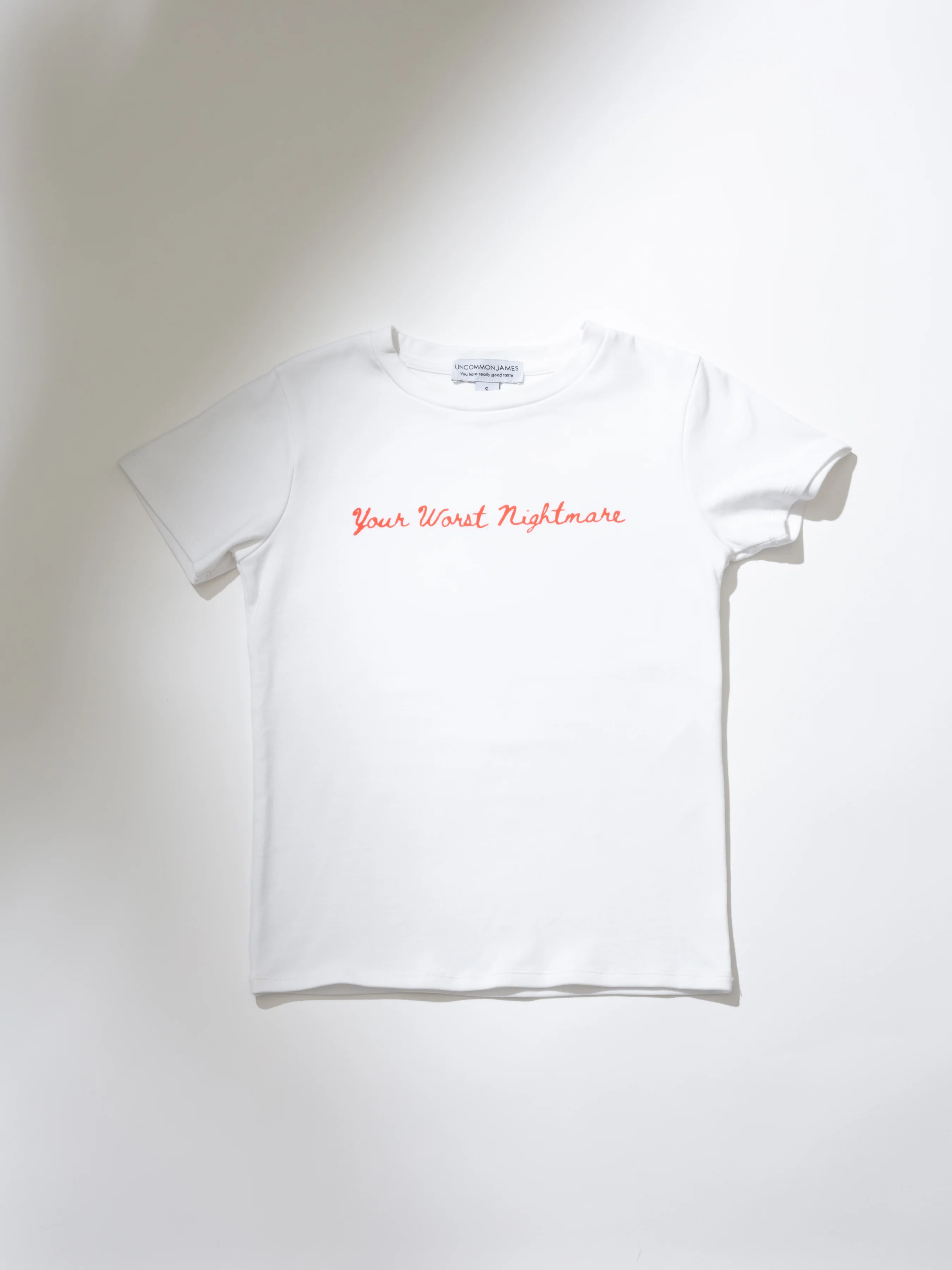 Your Worst Nightmare Tee in White | White Tee | Uncommon Lifestyle | Uncommon James