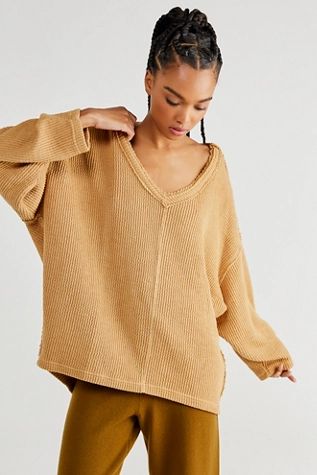 Easy V Sweatshirt | Free People (Global - UK&FR Excluded)