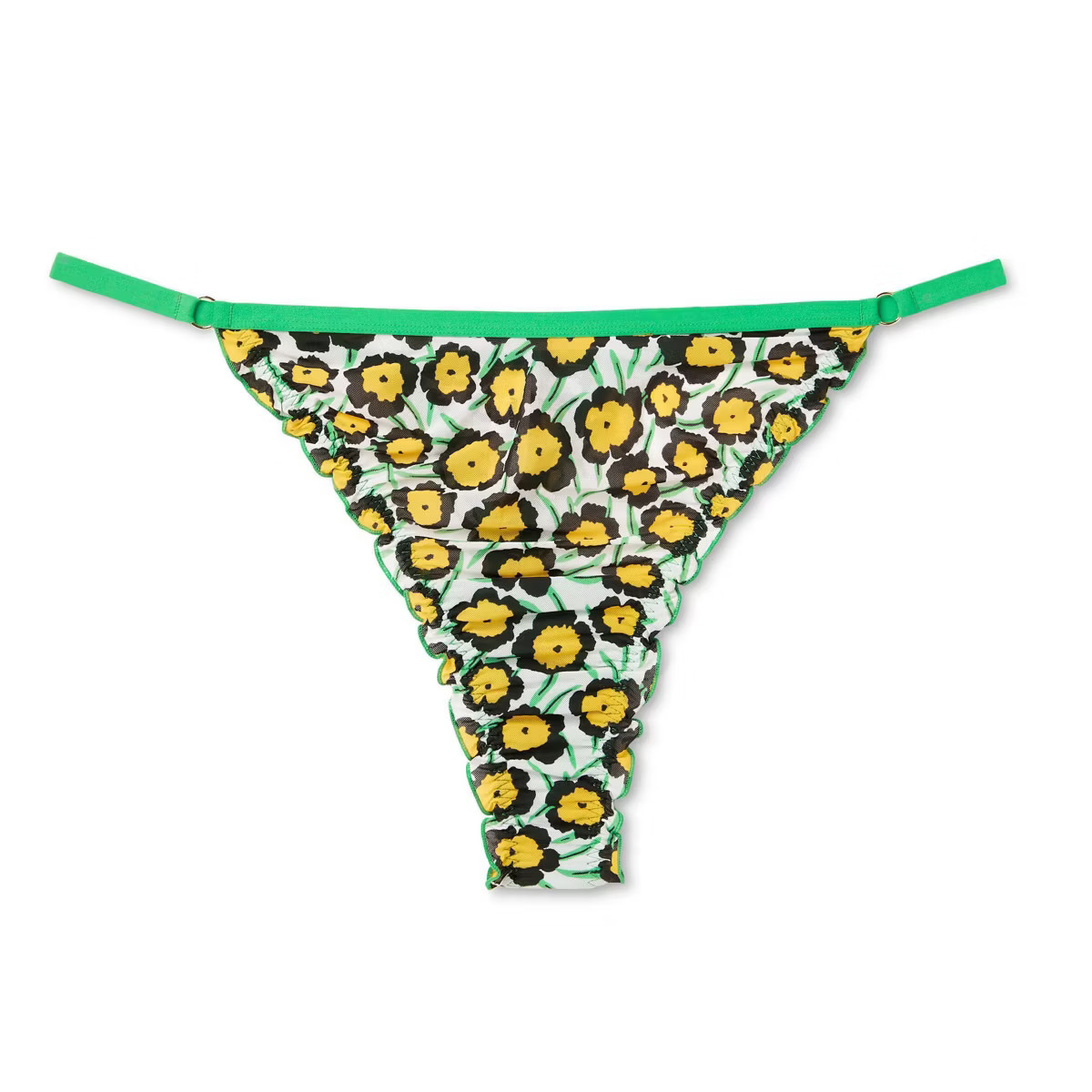 Women's Mesh Yellow Poppy Thong - DVF for Target | Target