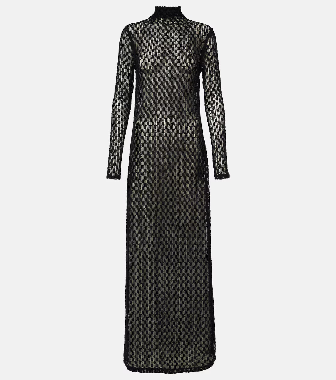 Cotton-blend lace maxi dress | Mytheresa (US/CA)