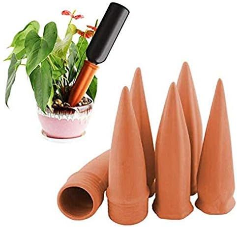 MorTime Plant Watering Devices, Plant Waterer Self Watering Terracotta Spikes Automatically Water Yo | Amazon (US)
