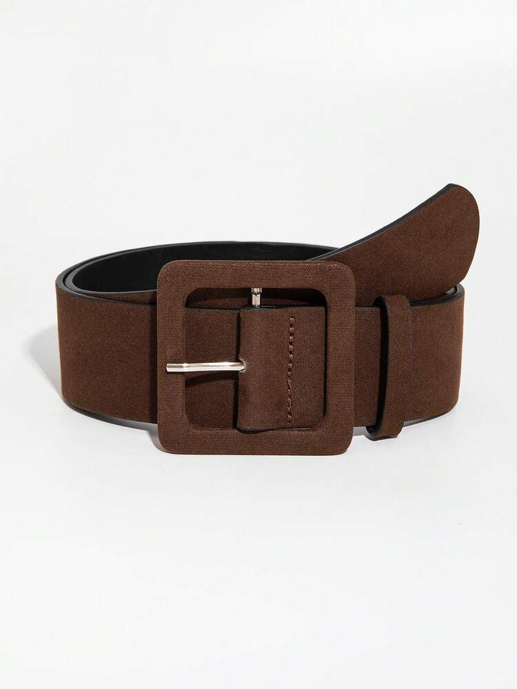 1pc Women's Simple Buckle Belt, Suitable For Pairing With Dresses | SHEIN