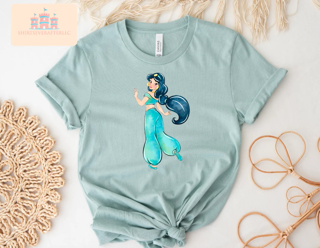 Disney princess shirt, Princess tiger raja shirt,Jasmine shirt, princess jasmine and tiger shirt,... | Etsy (US)