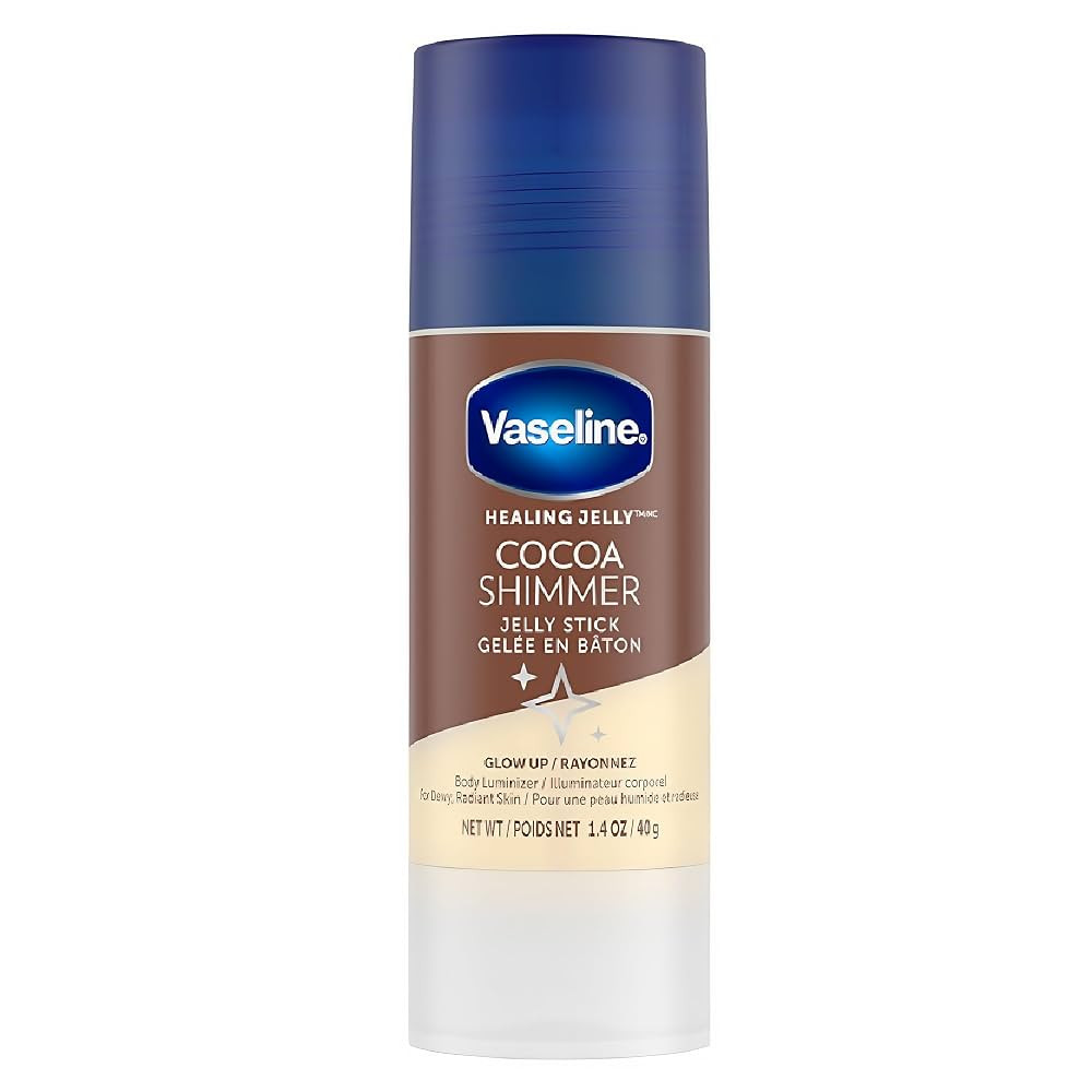 Unilever Vaseline Cocoa Shimmer Jelly Stick GLOW UP Body Luminizer For Dewy Radiant Skin 1.4 oz -... | Amazon (US)