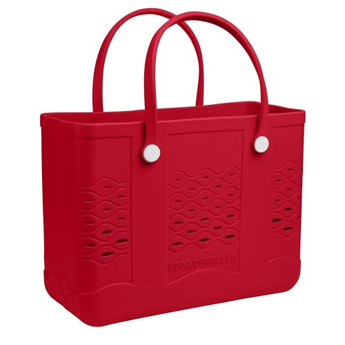 Sport-Brella Beach Tote - Large Capacity 19x15x9.5, Durable, Water-Resistant, for Travel & Outdoor Use (Red) | Amazon (US)