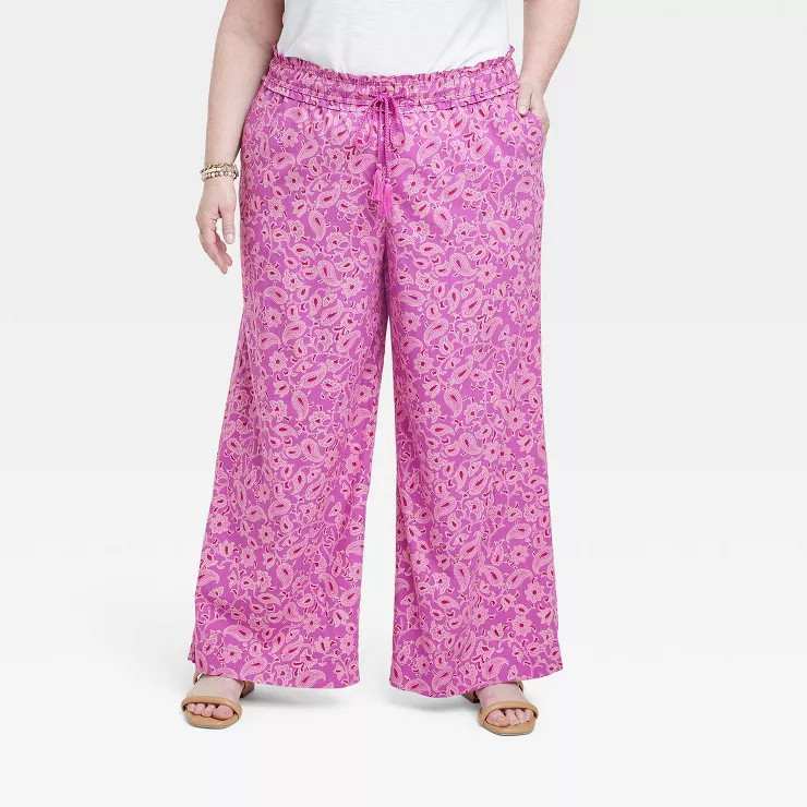 Women's Relaxed Fit Wide Leg Pants - Knox Rose™ | Target