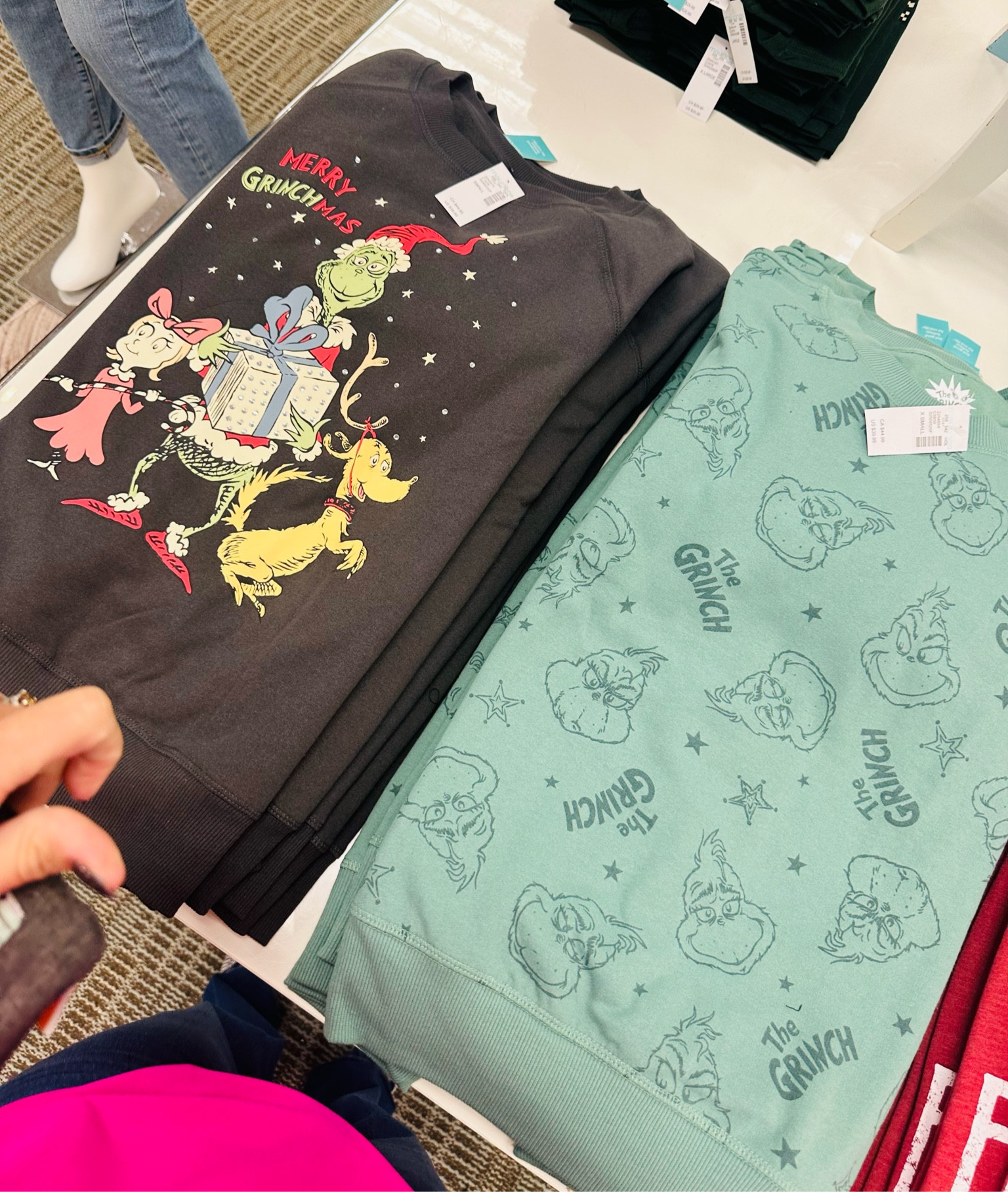 Grinch Sweatshirts! These are so easy to wear with jeans or leggings! I got a large for a oversized fit  

#LTKGiftGuide #LTKSeasonal #LTKHoliday